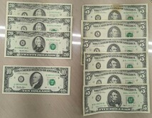 ■米ドル　アメリカドル　旧紙幣　コレクション　額面合計 100ドル_画像1