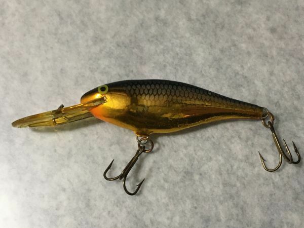 ラパラ シャッドラップ SR7 ゴールド/ブラックバック SHAD RAP RAPALA (14)