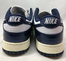 ■未使用 Nike WMNS Dunk Low Midnight Navy and White ナイキ ウィメンズ ダンク ロー ミッドナイトネイビー FN7197-100 27.5cm●240311_画像6