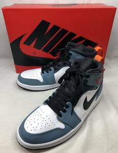 ■ FACETASM Nike Air Jordan 1 Mid White Navy AJ1 ファセッタズム ナイキ エアジョーダン1 ミッド ネイビー CU2802-100 ●240306