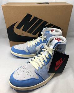 ■未使用 WMNS AIR JORDAN 1 ZOOM CMFT 2 UNIVERSITY BLUE ナイキ ウィメンズ エアジョーダン1 ハイ ズーム DV1305-004 28cm ●240329