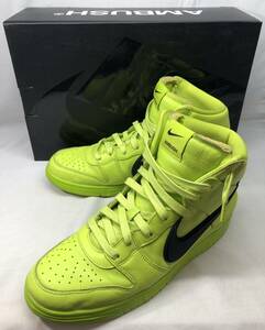 ■ NIKE AMBUSH DUNK HIGH FLASH LIME ナイキ アンブッシュ ダンクハイ フラッシュライム CU7544-300 28cm ●240306