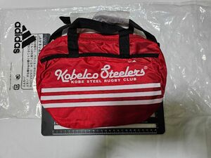 神戸製鋼コベルコスティーラーズ　ファンクラブグッズ　ドラム型ショルダーバッグ 新品 アディダス　adidas