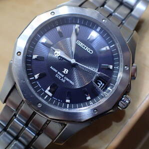 SEIKO/セイコー ブライツ ◆ 電波ソーラー 7B22-0AC0 チタン製 メンズ腕時計の画像2