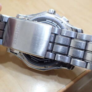 SEIKO/セイコー ブライツ ◆ 電波ソーラー 7B22-0AC0 チタン製 メンズ腕時計の画像6