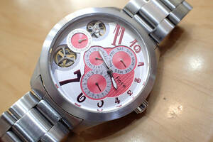 FICCE/フィッチェ ◆ デイデイト オープンハート　自動巻きメンズ腕時計