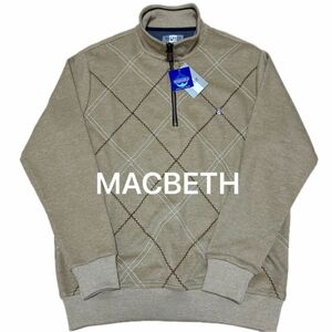 MACBETHハーフジップトレーナー（メンズMサイズ）新品