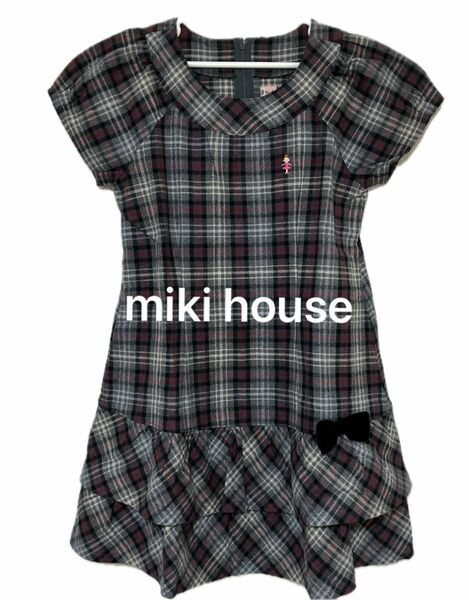 miki house 半袖ワンピース（140㎝）未使用に近い