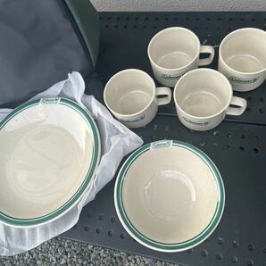 コールマン メラミンテーブルウェアセット 食器 マグカップ カップ 皿 セット Coleman キャンプ アウトドア の画像1