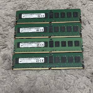 32GB【8GB *4枚セット】 マイクロン /8GB 1Rx4 PC4 2133P サーバー DDR4 メモリー 2の画像2