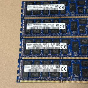 32GB【8GB *4枚セット】 SKhynix /8GB 2Rx4 PC3L 12800R サーバー DDR3メモリ3の画像1