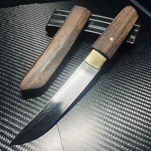 高級木製 短刀 和風短刀 木鞘ナイフ 和式ナイフ 伝統工芸 日本刀型 192g
