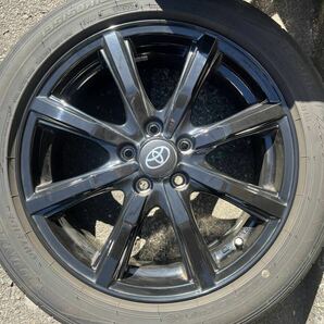 BRANDLEブランドル T8B ブラック 16インチ 6J 5H +45 PCD100 DUNLOP ダンロップ ルマンV 195/50R16 2022年 4本セット 170系シエンタにの画像2