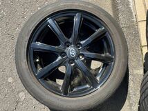 BRANDLEブランドル T8B ブラック 16インチ 6J 5H +45 PCD100 DUNLOP ダンロップ ルマンV 195/50R16 2022年 4本セット 170系シエンタに_画像5