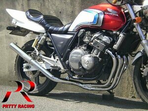 プリティー HONDA CB400SF nc31 R/S 4-1管 50.8π ALサイレンサー【タイプ2】PRETTY管 マフラー メッキ