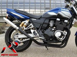 YAMAHA XJR400 RH02 4-1管 50.8π ステンレスサイレンサータイプ3 マフラー 黒