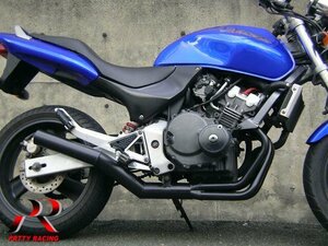 HONDA ホーネット250 ショート管 PRETTY管 マフラー 黒