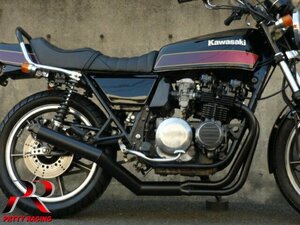 KAWASAKI Z400FX E1E2/E3 ショート管 70π マフラー 黒