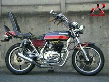 KAWASAKI Z250FT ショート管 70π マフラー メッキ_画像3