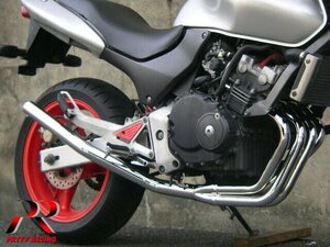 プリティー HONDA ホーネット250 HORNET ミドル管 マフラー メッキ