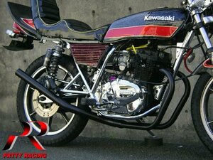 KAWASAKI Z250FT ミドル管 50.8π マフラー 黒