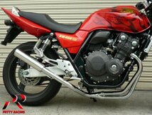 プリティー HONDA CB400SF REVO nc42 4-1管 50.8π タイプ2 サイレンサー マフラー メッキ_画像2