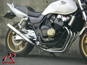 プリティー HONDA CB400SF VTEC nc39 4-1管 50.8π ALサイレンサー【タイプ2】PRETTY マフラー メッキ