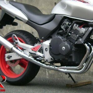 HONDA ホーネット250 HORNET 4-1管 50.8π ALサイレンサー マフラー メッキの画像2