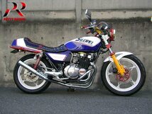 SUZUKI GSX400FS 4-1管 50.8π ALサイレンサー タイプ2 マフラー メッキ_画像3