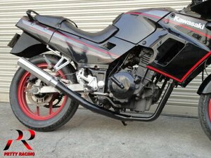 KAWASAKI GPX250R-2 2-1管 50.8π ALサイレンサー タイプ2 マフラー黒