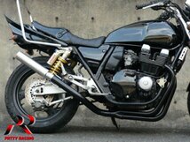 YAMAHA XJR400 4HM 4-1管 50.8π ステンレスサイレンサー タイプ2 マフラー 黒_画像2