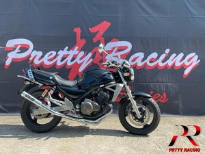 KAWASAKI バリオス2 4-1管 50.8π ステンレスサイレンサー タイプ2 マフラー メッキ