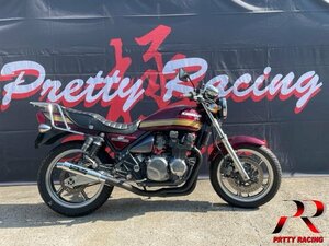 KAWASAKI ゼファー400 /χ 4-1管 50.8π ステンレスサイレンサー タイプ1 マフラー 黒