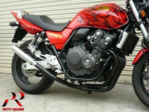 HONDA CB400SF REVO nc42 4-1管 50.8π タイプ2 ステンレスサイレンサー マフラー 黒