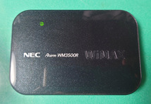 ジャンク品　NEC Aterm WM3500R/PA-WM3500R　WiMAX　通電のみ確認_画像1