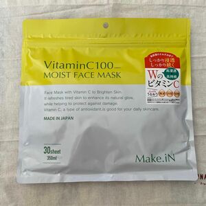 【新品未開封】VitaminC100 MOIST FACE MASK ビタミンC100 モイスト フェイス マスク 30枚入 