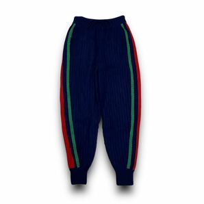 美品 22AW GUCCI 50万 シェリーライン セットアップ 上下 ニット ウール ストライプ ボンバー ジャケット L トラック パンツ ジップ グッチの画像8