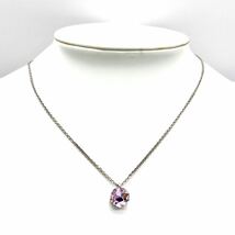 SWAROVSKI｜スワロフスキー ネックレス【アクティ】クリスタルガラス シルバーカラー ピンク/パープル系 ブランド a382et_画像2