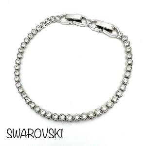 SWAROVSKI｜スワロフスキー ブレスレット【アクティ】ラインストーン シルバーカラー テニスブレスレット アクセサリー ブランド a414et