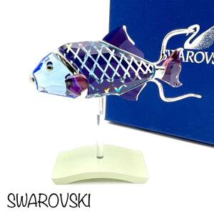 SWAROVSKIl Swarovski figure [ Acty ]Coporita Aquamarine fish fish blue group ornament figyu Lynn brand a440et