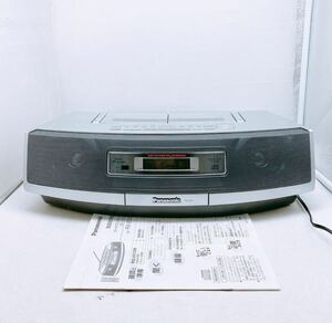 Panasonic パナソニック ポータブルステレオ2006年製 CDシステム RX-ED57 ダブルラジカセ CDラジカセ 説明書付 動作品 カセットテープ