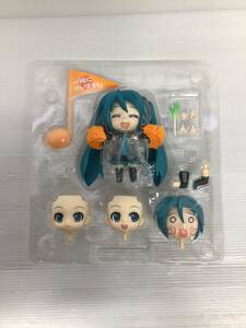 【開封品】ねんどろいど 初音ミク 応援Ver.「キャラクターボーカルシリーズ01 初音ミク」【外箱擦れ、傷、ヤケ有り、一部欠品有り】