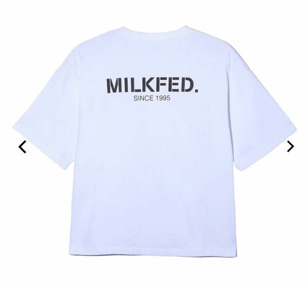 MILKFED BASIC S/S TEE ミルクフェド　新品未使用カラー　ホワイトサイズ　Ｌ