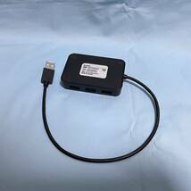 USB2.0 LANアダプター（USBハブ付き） EDC-FUA2H-B （ブラック）_画像3