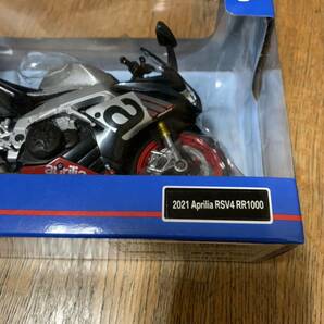 (60) 1円〜 1/12 童友社 2020 Aprilia RSV4 RR 黒 完成品 バイク ミニカー アプリリア ダイキャストの画像8