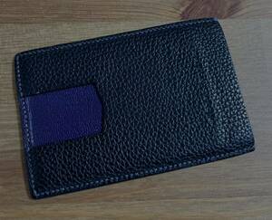 *MAISON TAKUYA card-case * black purple ruTT PASS