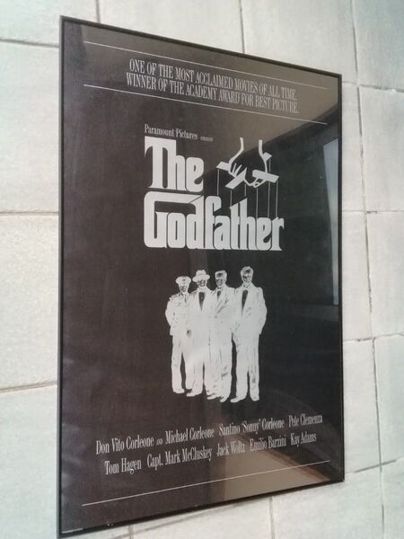 ゴッドファーザー The Godfather 額装 特大 ポスター 92cm×61.5cm