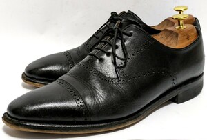REGAL　25cm　ストレートチップ ビジネスシューズブラック　高級靴　本革　レザー　フォーマル　紳士靴　ドレス　革靴　送料無料
