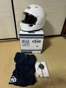 アライ アストロGX グラスホワイト Mサイズ(57-58cm) Arai ASTRO-GX 白 フルフェイス ヘルメット バイク