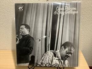 【綺麗な盤面LP】Oscar・Peterson &Dizzy・Gillespie（ジャズ界2人の巨匠：オスカーピーターソン/p&ディジーガレスピー/tp）全8曲